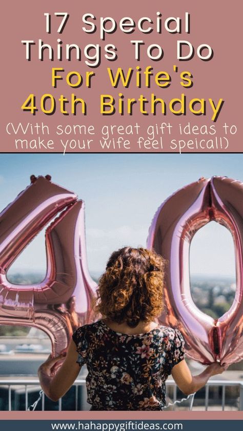 40th Birthday Celebration Ideas, 40 Birthday Gifts, Unique Birthday Ideas, 40th Birthday For Women, 40th Birthday Presents, 40th Bday Ideas, Birthday Party At Home, 36th Birthday, Presents For Wife