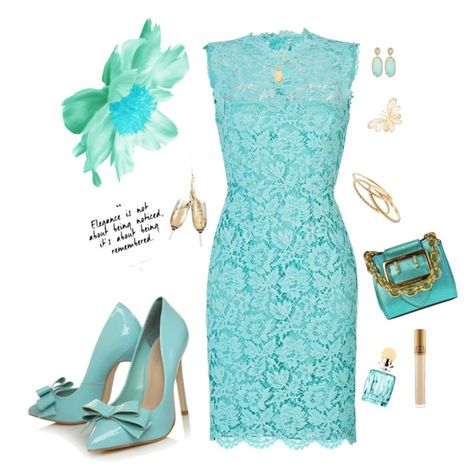 A fashion look from March 2017 by kercey featuring Valentino, Carvela Kurt Geiger, Burberry, Roberto Coin, Kendra Scott, J.Crew, Miu Miu and MAC Cosmetics Tiffany Blue Outfit, Roberto Coin, Kurt Geiger, Tiffany Blue, Mode Vintage, Kendra Scott, Beautiful Fashion, Mixtape, Classy Outfits