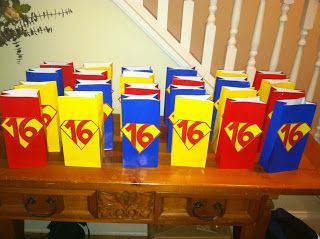 Boys 16th Birthday Party Superman Party Favors, Superhero Lollipop, Supergirl Party, Superhero Favors, Superman Birthday Party, Superman Party, Boy 16th Birthday, Superman Gifts, Superman Birthday