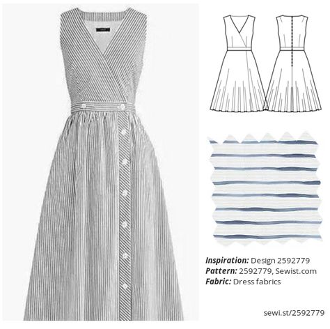 Polyester Dress Pattern, Summer Wrap Dress Pattern, Ladies Dress Patterns Sewing, Free House Dress Pattern, Casual Dress Patterns Sewing Simple, Seamwork Dress, Office Wear Sewing Patterns, Simple Dress To Sew, Business Casual Sewing Patterns