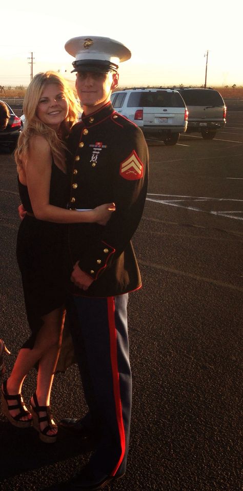 Dress blues wedding USMC Usmc Dress Blues, Dress Blues, Us Marines, Dress Wedding, Riding Helmets, Blue Dresses, Captain Hat, Blue, Quick Saves