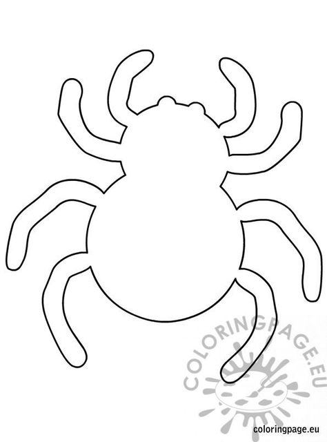 Hollween Craft, Spider Template, Halloween Template, Bow Image, Halloween Templates, Christmas Worksheets, Spider Halloween, Adornos Halloween, Easter Bunny Crafts