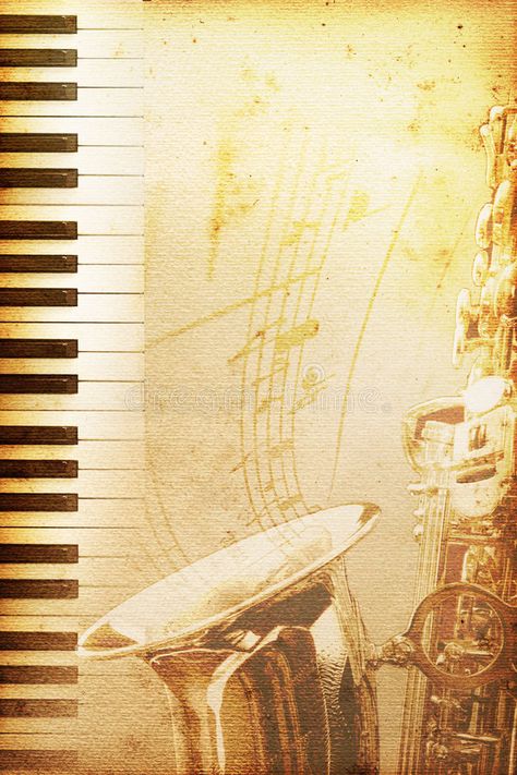 Old jazz paper. Old aged blues or jazz background , #sponsored, #paper, #jazz, #aged, #background, #blues #ad Jazz Background, Jazz Instruments, Old Paper Background, Dance Themes, Theme Background, Background Illustration, Old Paper, Screen Wallpaper, Paper Collage