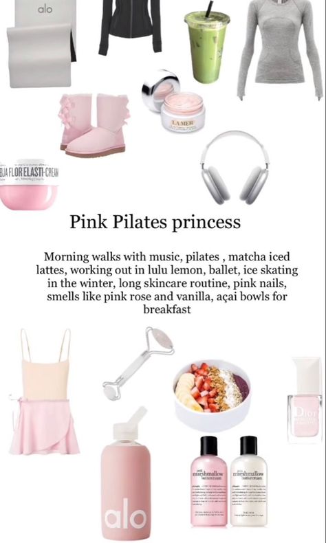 Princess Workout, Pink Pilates Princess Aesthetic, Pilates Princess Aesthetic, Pink Pilates Princess, Pink Plates, Sport Quotes Motivational, Pretty Pink Princess, Pink Pilates, Pilates Princess