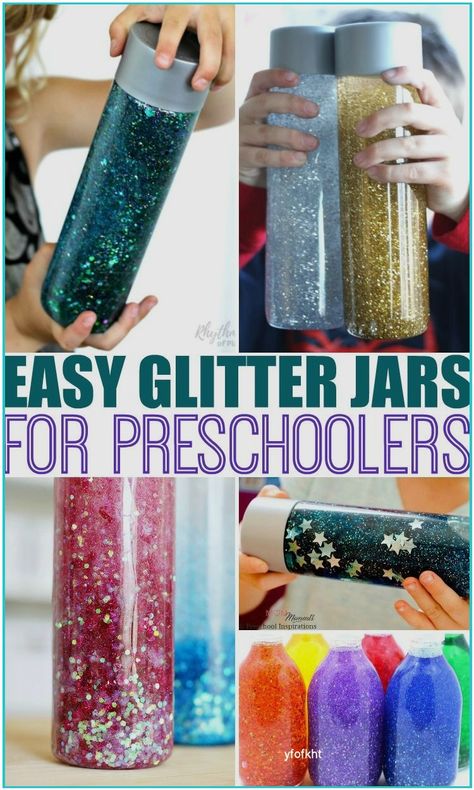 Glitter Jars Diy, Glitter Sensory Bottles, Calming Bottle, Calming Jar, Calm Down Jar, Glitter Ideas, Calm Down Bottle, Discovery Bottles, Amazing Tools