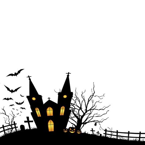 House Png, House Graphic, Graphics Fairy, Black Silhouette, Halloween Theme, Background Png, Halloween Birthday, Haunted House, Png Clipart