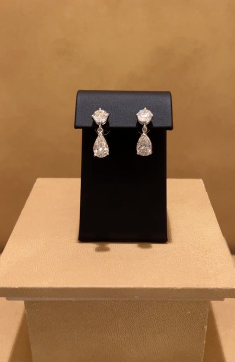 Warm a heart this summer with these round and pear-shaped diamond drop earrings! Visit us next time you are near South San Mateo Drive and Third Avenue in downtown San Mateo. Learn about our history at www.steinersjewelry.com/history Diamond Drop Earrings, Pear Shaped Diamond, Gemstone Colors, Quality Jewelry, A Heart, Pear Shaped, Household Items, Jewellery And Watches, This Summer