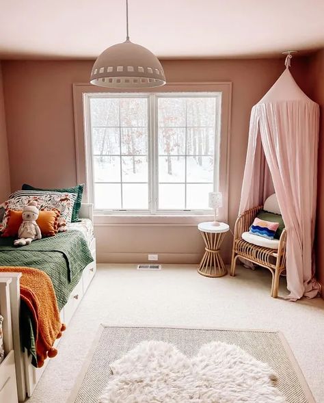 Sherwin williams pinky beige kids' room Pinky Beige Paint, Bed Canopies, Pinky Beige, Beige Paint Colors, Beige Paint, Home Pictures, Coordinating Colors, Sherwin Williams, Paint Color