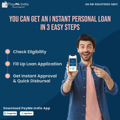 Now availing of a personal loan is super easy & quick with PayMe India. Apply for a personal loan in 3 steps and get instant approval within minutes. Get a loan now & fulfill all your financial needs right away!! #PersonalLoan #Loans #LowInterestRate #loan #personalize #personalfinanceforwomen #homeloans #studentloans #carloan #businessloans #conventionalloans #smallbusinessloans #loanapproval #personalloan2021 #personalloans #personalloan101 #loanchecklist #personalloansonline Personal Loan Ads Creative, Loan Ads, Personal Loans Online, Indian Dresses For Women, Burfi Recipe, Google Play Apps, Quick Loans, Instant Loans, Small Business Loans