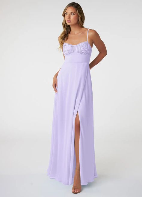 Azazie Breonna Bridesmaid Dresses | Azazie Light Pirple Bridesmaid Dresses, Lilac Bridesmaid Dresses Strapless, Shades Of Purple Bridesmaid Dresses Azazie, Steel Blue Bridesmaids, Steel Blue Bridesmaid Dresses, Sky Blue Bridesmaid Dresses, Lilac Bridesmaid Dresses, Bridesmaid Dresses Azazie, Stretch Satin Dress