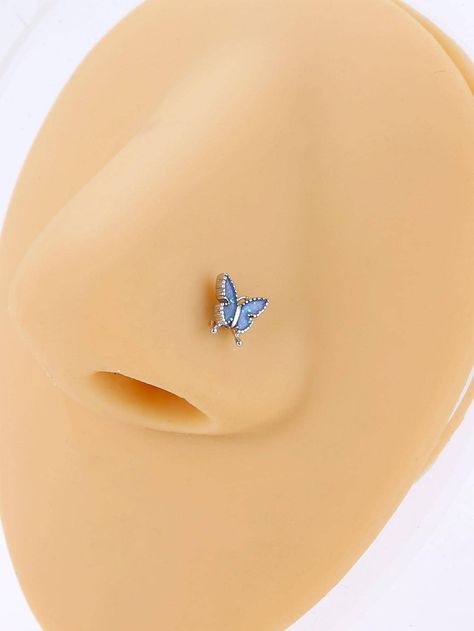 Butterfly Decor Nose RingI discovered amazing products on SHEIN.com, come check them out! Piercing Nose, Nose Piercing Jewelry, Butterfly Decor, Butterfly Decorations, Nose Piercing, Piercing Jewelry, Amazing Products, Piercings, Jewelry Watches