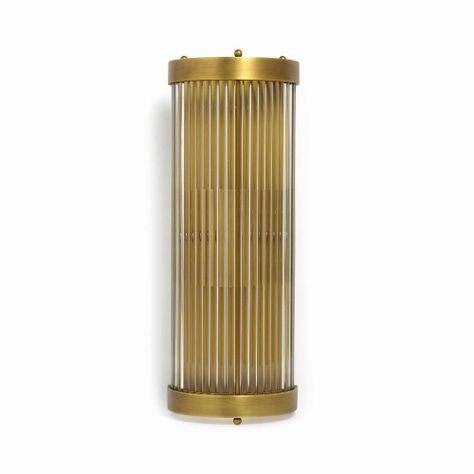 Leonard Wall Light | Soho Home Totem Design, Curved Wall, Soho Home, Curved Walls, Translucent Glass, Bathroom Sconces, Soho House, Brass Fittings, Diffused Light