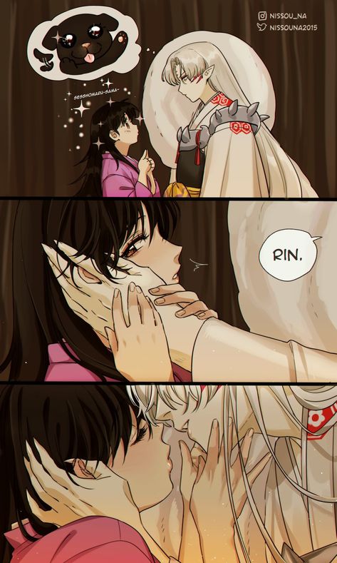 Sesshomaru And Rin, Inuyasha Rin, Inuyasha Funny, Rin And Sesshomaru, Inuyasha Love, Seshomaru Y Rin, Inuyasha And Sesshomaru, Inuyasha Fan Art, Kagome And Inuyasha