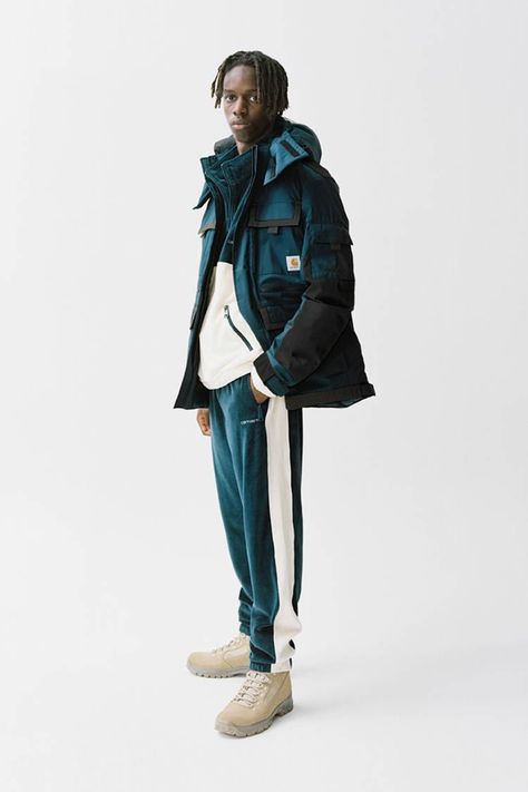 Carhartt WIP FW19 Lookbook | HYPEBEAST Workwear Boots, Duck Blue, Football Casuals, Carhartt Work In Progress, An Exercise, Nike Acg, Carhartt Wip, Outdoor Wear, Black & White