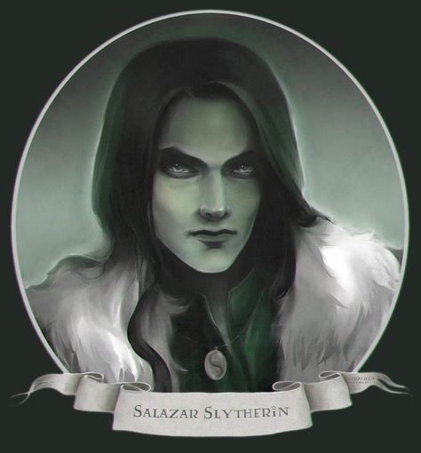 Salazar Slytherin.  If he isn't just the creepiest thing you've ever seen . . . Salazar Slytherin, Hogwarts Founders, Harry Potter Severus Snape, Severus Rogue, Slytherin Pride, Slytherin Harry Potter, Lord Voldemort, Harry Potter 2, Tom Riddle