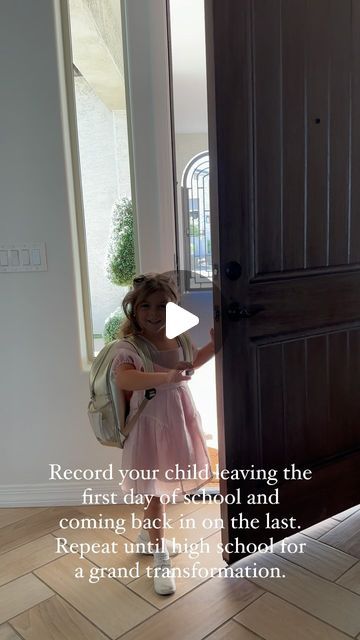 Coach Mama 🎾 on Instagram: "Parent hack idea - super simple, easy, and once all together you wont be able to believe it!   We started recording on her very first day of pre-school and this is what 2 years does! Just seeing the difference in two years and i am not ok 🥹🥹 PRE-K GRADUATION here we come 👩🏼‍🎓👩🏼‍🎓👩🏼‍🎓  #transformation #preschool #kindergarten #toddlertransformation" First Kindergarten Day, First Day Of Tk Photo Ideas, First Day School Picture Ideas, 1st Day Kindergarten Picture Ideas, First Day Of Vpk Photo Ideas, Pre K First Day Of School Picture, First Day Of Pre K Pictures, First Day Kindergarten Picture, Starting School Photo Ideas