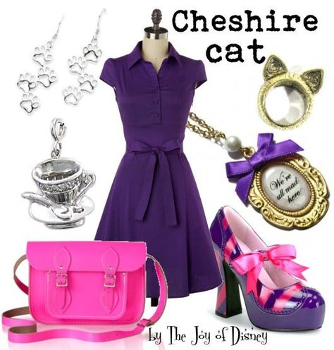 Alice In Wonderland Outfit, Cat Alice In Wonderland, Cheshire Cat Alice In Wonderland, Paw Earrings, Disney Themed Outfits, The Cheshire Cat, Alice In Wonderland Costume, Disney Inspired Fashion, Wonderland Costumes