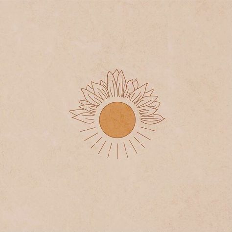 Sun Rose Tattoo, Half Sunflower Half Sun Tattoo, Sunflower Line Tattoo, Tiny Sunflower Tattoo, Half Sunflower Tattoo, Sunflower Tattoo Simple, Half Sunflower, Bestie Tattoos, Half Sun