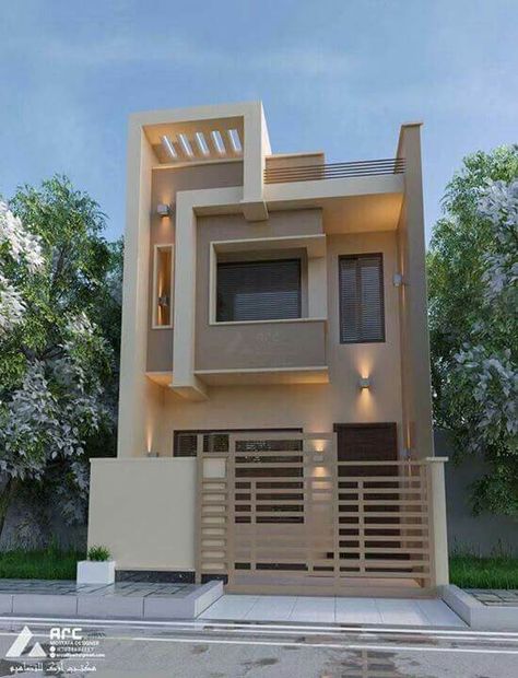 Amazing House Design Ideas For 2020 - Engineering Discoveries 2 Storey House Design, Small House Front Design, Small House Elevation, Modern Small House Design, Small House Design Exterior, Small House Elevation Design, Small House Floor Plans, House Design Ideas, تصميم للمنزل العصري