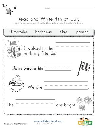 4th Of July Worksheets, July Worksheets, Class Worksheets, 4th Of July Theme, July Activities, Name Writing Practice, Independence Day Theme, Decomposing Numbers, Writing Practice Sheets