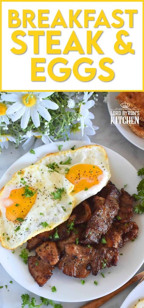 Keto Steak Breakfast Ideas, Skirt Steak Breakfast, Skirt Steak And Eggs, Steak And Eggs Meal Prep, Breakfast Steak Marinade, Breakfast Steak Recipes, Steak And Eggs Dinner, Steak Breakfast Ideas, Big Breakfast Ideas