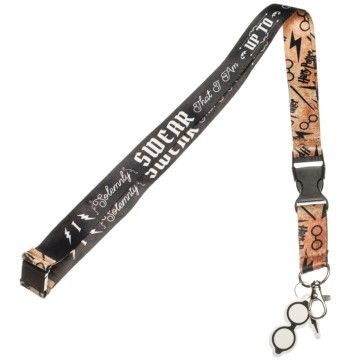 Harry Potter Lanyard Harry's Scar, Harry Potter I Solemnly Swear, Harry Potter Design, Harry Potter Glasses, Lanyard Id Holder, Harry Potter Merchandise, Weasley Twins, Nerdy Gifts, Harry Potter Books