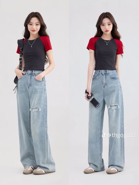 Shopee Outfit Ideas Philippines, Outfit Ideas Philippines, Shopee Outfit, Simple Style Outfits, Japan Outfit, Everyday Fashion Outfits, Korean Fashion Dress, Warm Weather Outfits, Quick Outfits