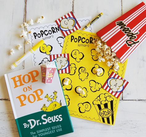 Dr Seuss Hop On Pop Craft, Hop On Pop Preschool Activities, Hop On Pop Craft Preschool, Hop On Pop Craft, Hop On Pop Activities, Bathroom Procedures, Room Decor Photos, Homemade Pool, Food Bingo