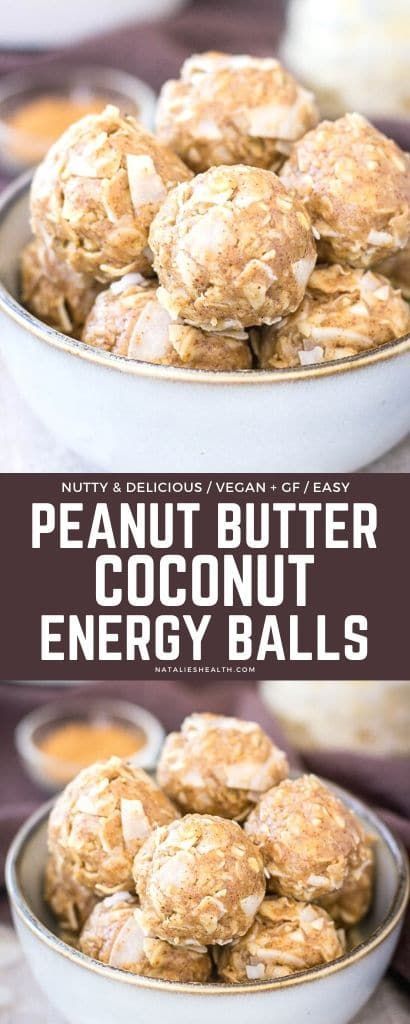 Peanut Butter Coconut Balls, Snack Poster, Coconut Energy Balls, Breakfast Balls, Adult Snacks, Peanut Butter Energy Balls, Peanut Butter Energy Bites, Energy Balls Healthy, Coconut Balls