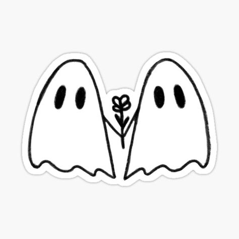 Just 2 ghost in love holding hands...nothing else to see... • Millions of unique designs by independent artists. Find your thing. Ghosts Holding Hands Drawing, Ghost In Love, Ghosts Holding Hands, Ghosts In Love, Love Holding Hands, 2 Ghosts, Holding Hands Drawing, Ghost Tattoo, Flash Sheet