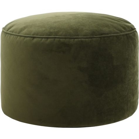 Olive Living Room, Velvet Bean Bag, Velvet Bedroom, Compact Chair, Faux Fur Bean Bag, Velvet Footstool, Round Footstool, Outdoor Bean Bag, Bean Bag Sofa