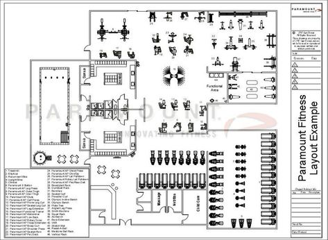 Gym Floor Plan Commercial, Fitness Center Floor Plan, Gym Floor Plan Layout, Gym Layout Design Floor Plans, Gym Design Plan, Gym Plan Architecture, Gym Architecture Design, Gym Layout Plan, Gym Layout Design