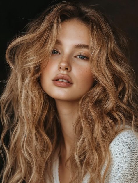 31 Trendy Dark Blonde Hair Color Ideas for 2024 That You Need to Try Dark Brown To Strawberry Blonde Balayage, Honey Ash Brown Hair, Honey Ash Blonde Hair, Blonde Hair For Dark Skin Tone, Red To Blonde Balayage, Dark Golden Blonde Hair, Dark Honey Blonde, Blonde Caramel Highlights, Dark Blonde Hair Color Ideas