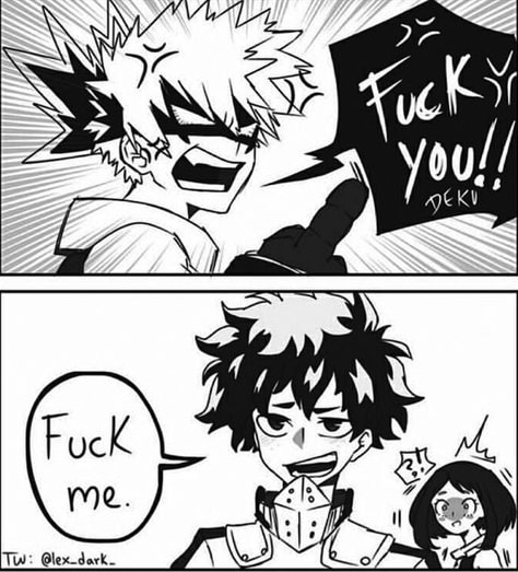 Deku X Kacchan, Mha Memes, Villain Deku, My Hero Academia Shouto, Mha Ships, Mini Comic, My Hero Academia Memes, Boku No Hero Academia Funny, Buko No Hero Academia