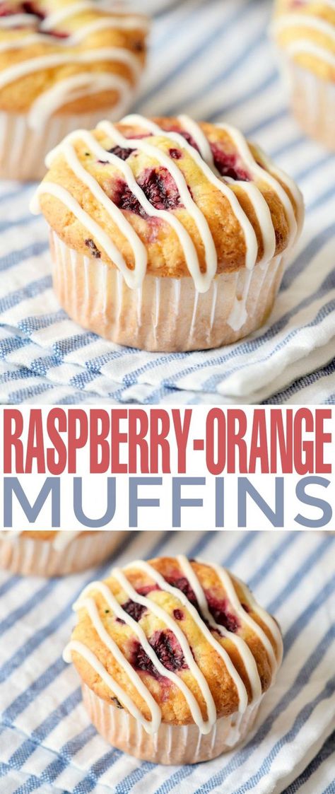 Orange Muffin Recipe, Raspberry Bread, Raspberry Orange, Orange Muffins, Raspberry Muffins, Coffee Breakfast, Sweet Orange, Muffin Recipes, Clean Eating Snacks