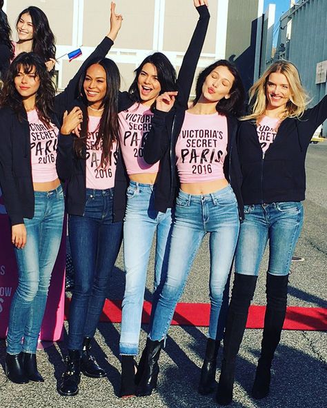 Georgia Fowler, Joan Smalls, Kendall Jenner, Bella Hadid & Lily Donaldson  as they leave NY for Angels Flight To Paris for  Victoria's Secret 2016 Fashion Show #fashionsecretsforher Kendall Jenner Bella Hadid, Victoria’s Secret Fashion Show, Flight To Paris, Georgia Fowler, Fashion Show 2016, Lily Donaldson, Victoria Secret Model, Victoria Secret Models, Vs Fashion Shows