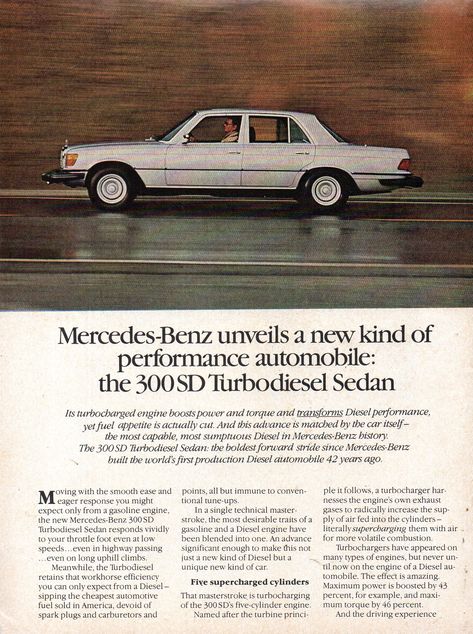 https://flic.kr/p/2edoxaX | 1978 Mercedes-Benz 300 SD Turbodiesel Sedan Page 1 USA Original Magazine Advertisement Vintage Photo Prints, Daimler Benz, Magazine Advertisement, Mercedes Benz 300, Car Photo, Classic Mercedes, Mercedes Benz Classic, Mercedes Benz Cars, Benz Car