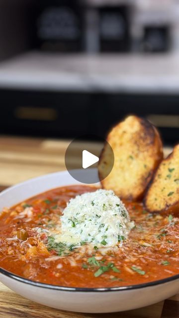 Darren Cooper | Home Chef on Instagram: "I couldn’t wait for Soup Season to give this Lasagna Soup a try and I definitely think I like it better than regular lasagna!

Try it out and let me what you think!

#lasagna #lasagnasoup #soupseason #whatsfordinner #beefitswhatsfordinner #foodie #beef #italianfood" Tiktok Lasagna Soup Recipe, Tik Tok Lasagna Soup Recipe, Cooking With Destiny, Lasagna Soup Video, Pasta Margherita, Italian Lasagna, Lasagna Soup Recipe, Beef Ground, Easy Weekday Meals