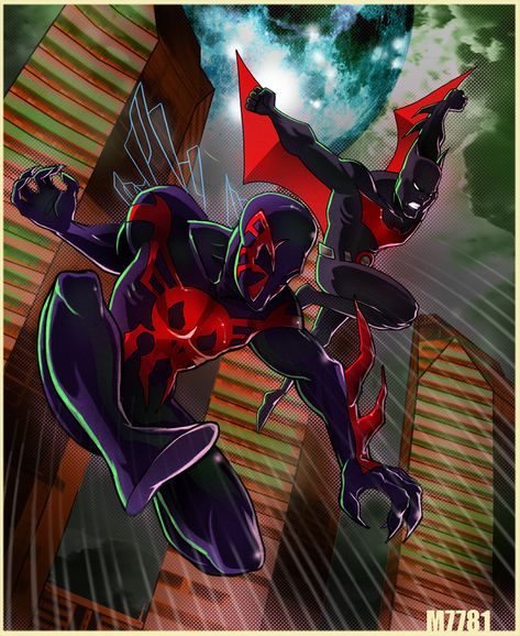 Spider Man 2099 Wallpaper, Marvel Universe Wallpaper, Batman Hd, Pfp Marvel, Spider Man And Batman, Marvel 2099, Spiderman Collection, Darkhorse Comics, Marvel Avengers Alliance