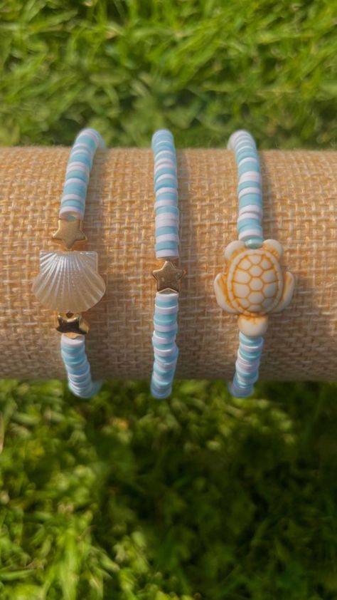 Cute Clay Bead Bracelets, Make Clay Beads, Clay Bead Bracelets, Scrolling Through Pinterest, Clay Bead Necklace, Cute Friendship Bracelets, Preppy Bracelets, Preppy Jewelry, Polymer Clay Bracelet