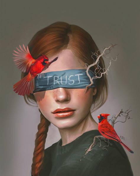 Surealism Art, الفن الرقمي, Cool Ideas, Bird Illustration, Digital Art Girl, Digital Portrait, Pics Art, Surreal Art, 그림 그리기