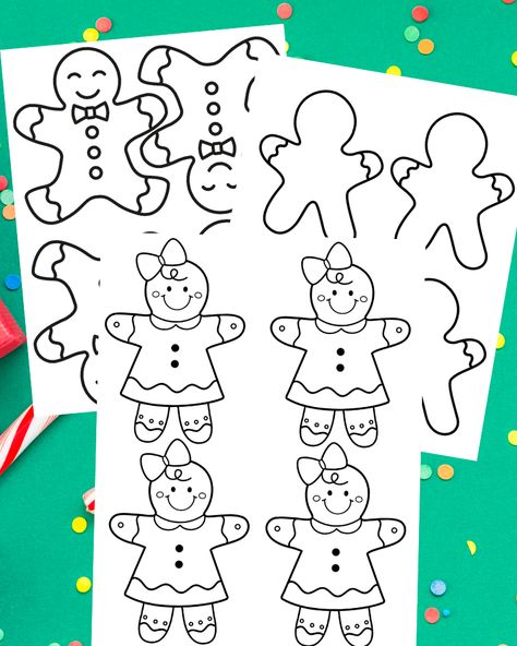 These 3 free gingerbread man templates are a fun activity for kids of all ages. You can use our gingerbread man template free printable to create fun and festive crafts for Christmas and to decorate your home or classroom. We created three unique free gingerbread man templates including a blank gingerbread boy outline, a cute free printable gingerbread girl template and a classic gingerbread man outline. Head over to our website today to download your free gingerbread man outlines. Free Printable Gingerbread Man Template, Gingerbread Man And Woman, Printable Gingerbread Man Template, Gingerbread Template Free Printable, Gingerbread Man Bulletin Board, Gingerbread Man Designs, Gingerbread Man Free, Gingerbread Man Template, Gingerbread Man Coloring Page