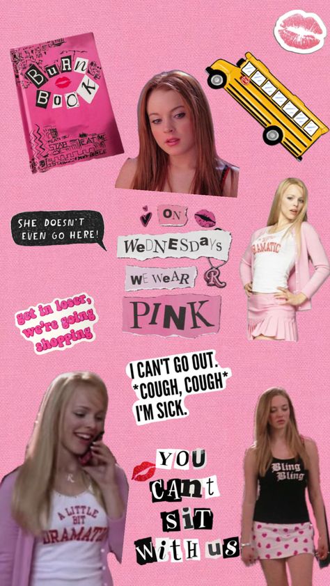 On Wednesday We Wear Pink, Wednesdays We Wear Pink, Wallpaper Girly, Iphone Wallpaper Girly, Mean Girls, Wear Pink, On Wednesday, We Wear, My Board