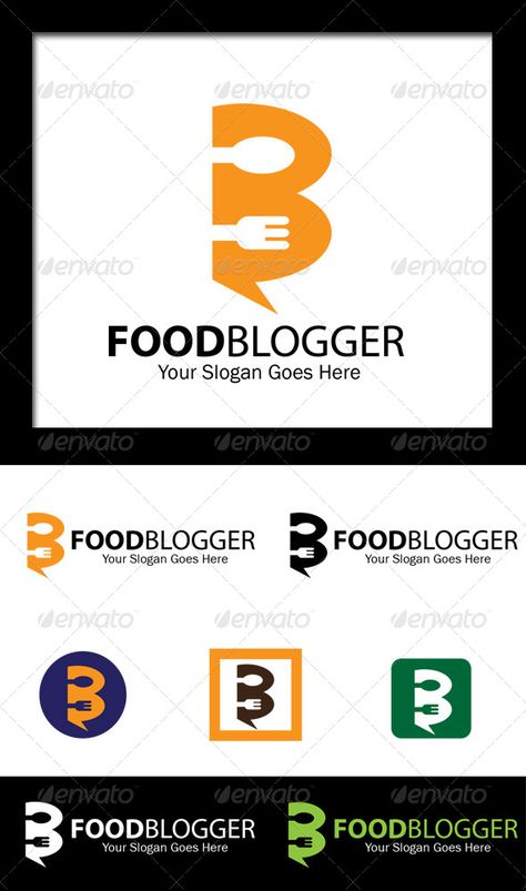 Food Blogger Logo is simple logo for food blog  - Ai andEPS _ CMYK and RGB  - 300 dpi  - 100 vector  - Fullyeditable  - Used Font Food Blogger Logo, Logo For Food, Letter B Logo, B Letter Logo, Blogger Logo, B Logo, Restaurant Logo, Food Logo, Logo Restaurant