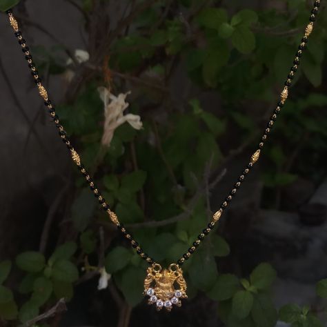 Nala Pusalu Latest Designs, Short Nallapusalu Designs Gold Latest, Nalla Pusalu Designs Latest Short, Pretty Gold Necklaces, Black Beads Mangalsutra, Black Beads Mangalsutra Design, Gold Earrings Models, Fancy Jewelry Necklace, Modern Gold Jewelry