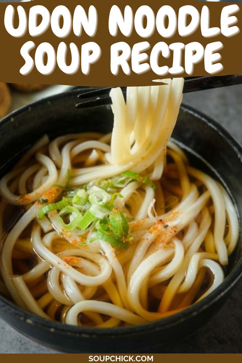 Udon Noodle Soup Recipe Simple Udon Soup, Udon Noodle Ramen, Miso Udon Soup Recipe, Japanese Noodle Recipes Soups, Easy Udon Noodle Recipe Soups, Udon Soup Recipe Easy, Miso Udon Noodle Soup, Easy Noodle Soup Recipes, Quick Udon Noodle Recipe