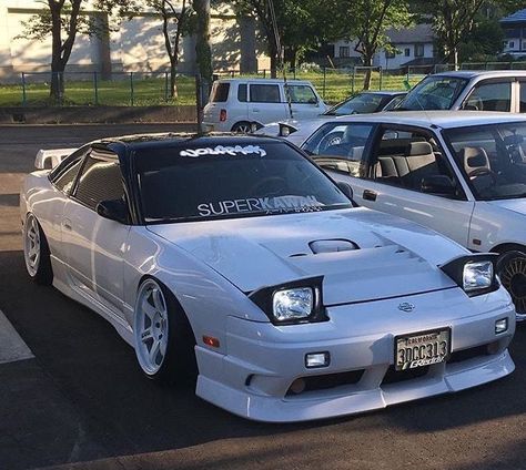 Nissan S13 Pignose, Nissan Silvia 180sx S13, Nissan 240 Sx S13, Nissan S13 180sx Jdm, Cheap Jdm Cars, 1996 Nissan 180sx Type X (s13), Modified Jdm Cars, 240 Sx Nissan, 180 Sx Nissan