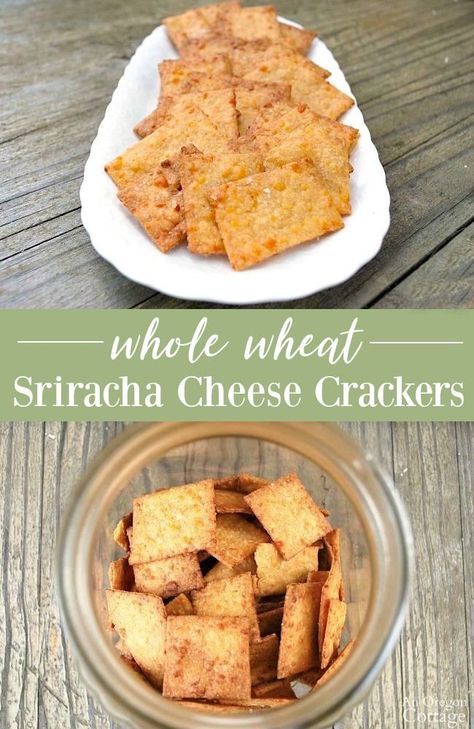 Savory Biscuits Recipe, Cheese Crackers Recipe, Spicy Crackers, Cheese Cracker Recipe, Homemade Crackers Recipe, Oregon Cottage, Crackers Recipe, Wheat Thins, Savoury Biscuits