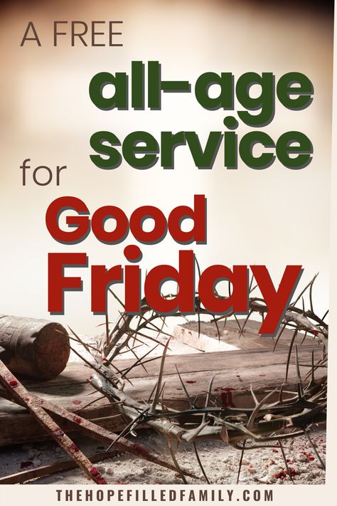 Good Friday Sunday School Lesson, Easter Sunrise Service Ideas, Good Friday Traditions, Good Friday Lesson For Kids, Good Friday For Kids, Good Friday Activities For Kids, Good Friday Activities, Good Friday Service Ideas, Church Easter Ideas