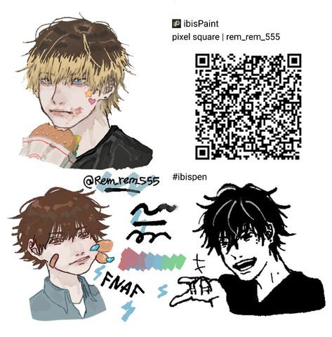 ⚠ ️Pls don't stole the fanart ⚠️ App: ibispaint X Anime Boy Fanart, Lineart Coloring, Code Brush, Boy Fanart, Ibispaint Brushes, Brush Codes, Ibis Brushes, Paint Brush Drawing, Brush Code